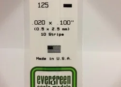 Wand 0.50x2.5x350mm Ref: 125 - Evergreen - S1370125