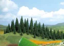 Busch 7220 Fiber Rug, Dark Green Grass 100x80