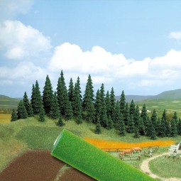 Busch 7220 Fiber Rug, Dark Green Grass 100x80 - Busch - Busch_7220