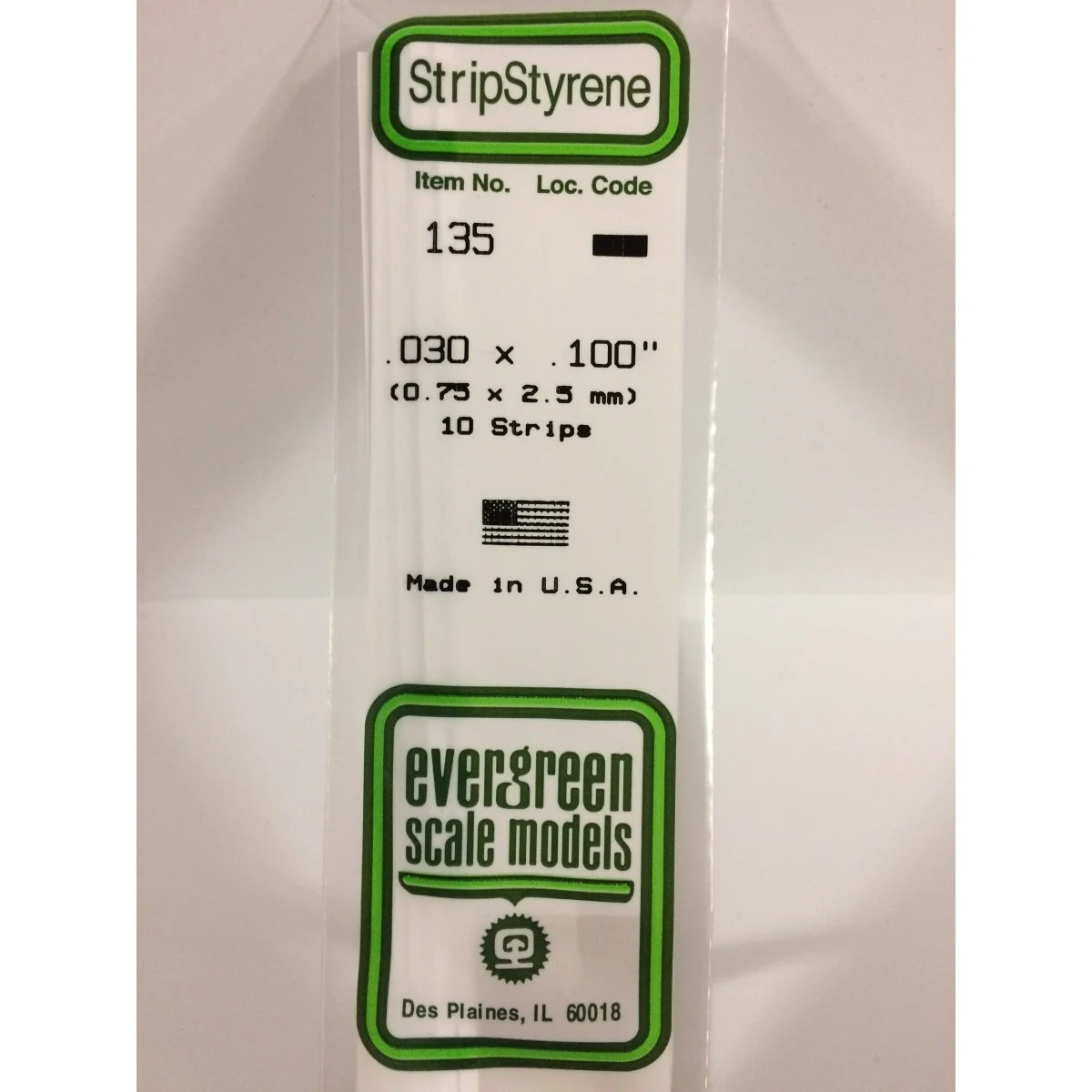 Wand 0.75x2.5x350mm Ref: 135 - Evergreen Wand 0.75x2.5x350mm Ref: 135 - Evergreen