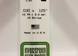 Wand 0.75x3.2x350mm Ref: 136 - Evergreen - S1370136