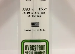 Wand 0.75x4.0x350mm Ref: 137 - Evergreen - S1370137