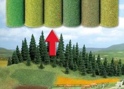 Busch 7222 fiber rug, meadow flower pattern 100x80