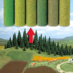 Busch 7222 fiber rug, meadow flower pattern 100x80 - Busch_7222