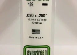 Wand 0.75x6.3x350mm Ref: 139 - Evergreen - S1370139