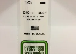 Wand 1.0x2.5x350mm Ref: 145 - Evergreen - S1370145