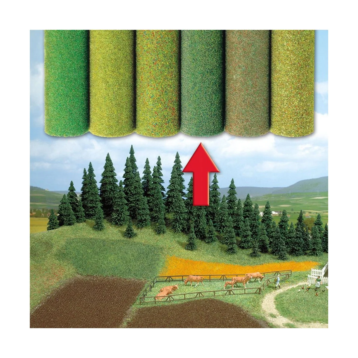 Busch 7223 shaded fiber rug 100x80 - Busch_7223 Busch 7223 shaded fiber rug 100x80 - Busch_7223