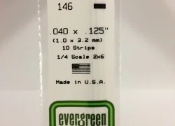 Wand 1.0x3.2x350mm Ref: 146 - Evergreen - S1370146