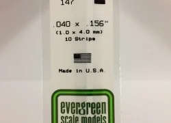 Wand 1.0x4.0x350mm Ref: 147 - Evergreen - S1370147