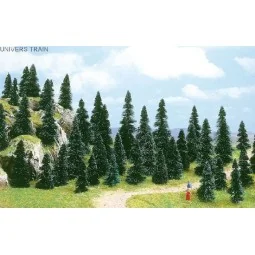 Busch 6499 Bag of 100 fir trees - Busch - Busch_6499