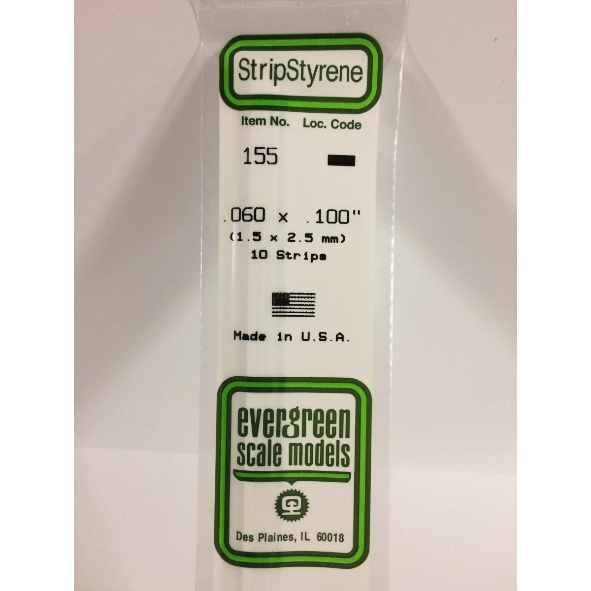 Wand 1.5x2.5x350mm Ref: 155 - Evergreen Wand 1.5x2.5x350mm Ref: 155 - Evergreen