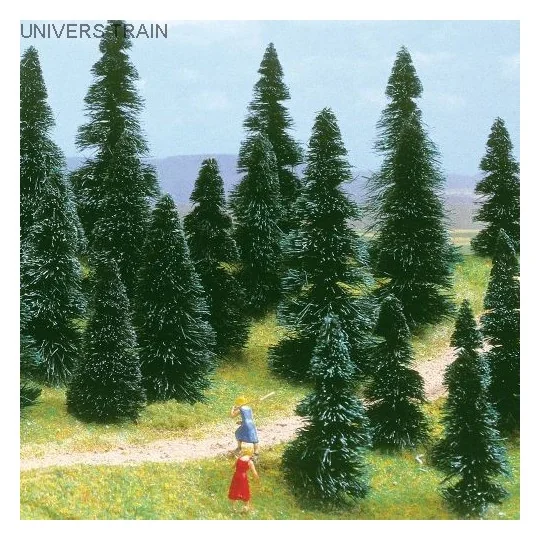 Busch 6405 Pack of 10 fir trees, 60 to 120 mm tall - Busch_6405 Busch_6405-Busch 6405 Pack of 10 fir trees, 60 to 120 mm tall - Busch_6405