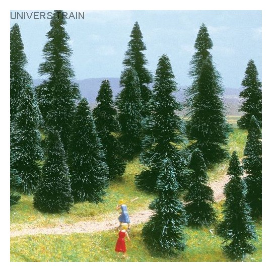 Busch_6405-Busch 6405 Pack of 10 fir trees, 60 to 120 mm tall