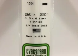 Wand 1.5x6.3x350mm Ref: 159 - Evergreen - S1370159