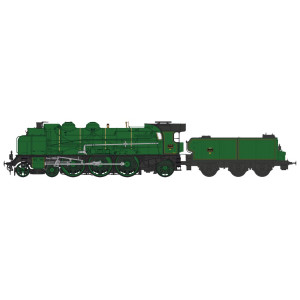 Ree Modeles MB138 Locomotive à vapeur 231 D 229, Vert PLM, PLM Ree Modeles MB-138 - 5