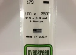 Wand 2.5x6.3x350mm Ref: 179 - Evergreen - S1370179