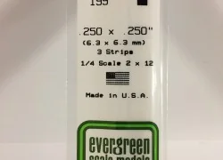 Wand 6.3x6.3x350mm Ref: 199 - Evergreen - S1370199