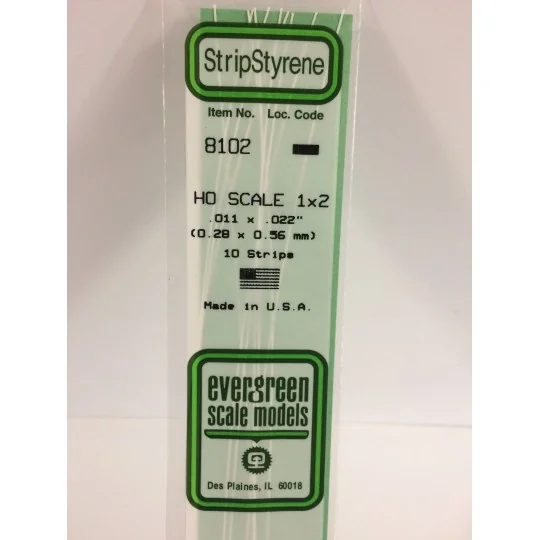 S1378102-HO rod 0.3x0.6x350mm Ref: 8102 - Evergreen