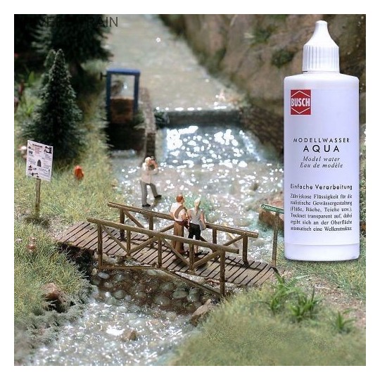 Busch_7589-Busch 7589 Eau de modèle, rivières, cascades