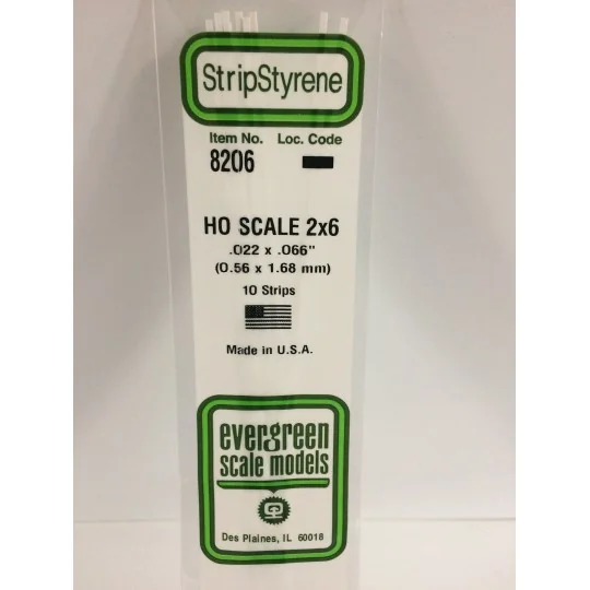 S1378206-Wand HO 0.6x1.7x350mm Ref: 8206 - Evergreen