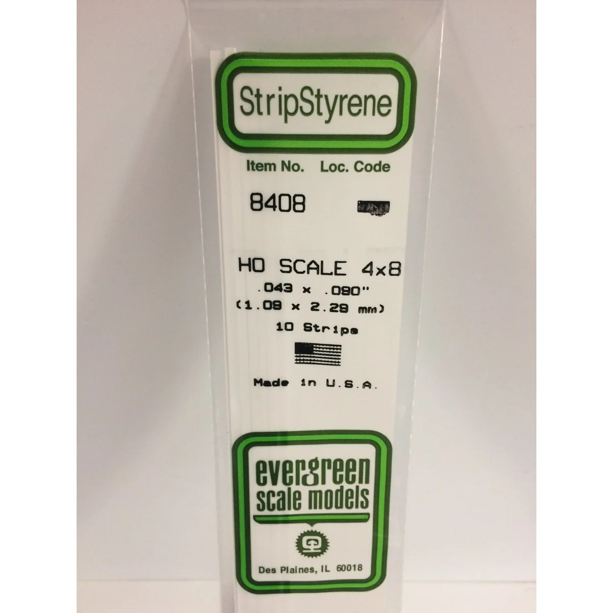 Wand HO 1.1x2.3x350mm Ref: 8408 - Evergreen - S1378408