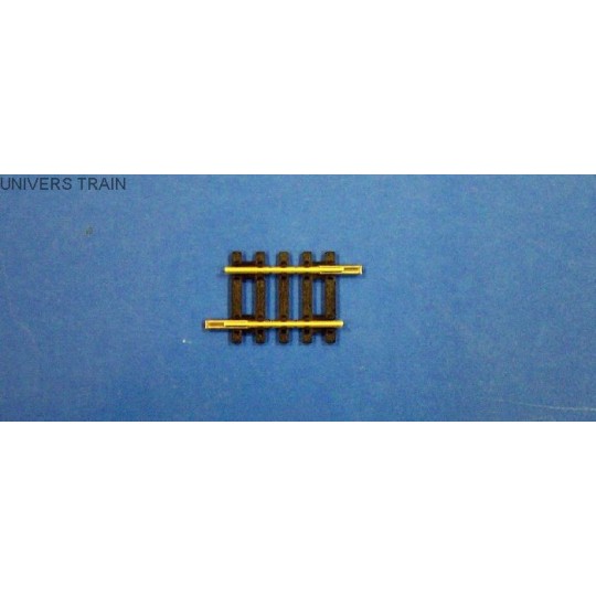 R610-Jouef Hornby R610 Straight track, 38mm length, with rail joiners