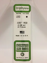 Rond 0.88x350mm Ref : 220 - Evergreen Evergreen S1370220 - 1