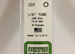 Tube round 3.2x350mm Ref: 224 - Evergreen - S1370224