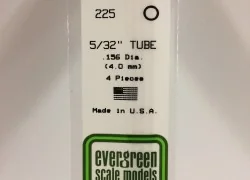 Tube round 4.0x350mm Ref: 225 - Evergreen - S1370225