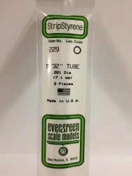 Tube round 7.1x350mm Ref: 229 - Evergreen - S1370229