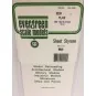 S1379009-Smooth white plate 0.13x150x300mm Ref: 9009 - Evergreen - S1379009