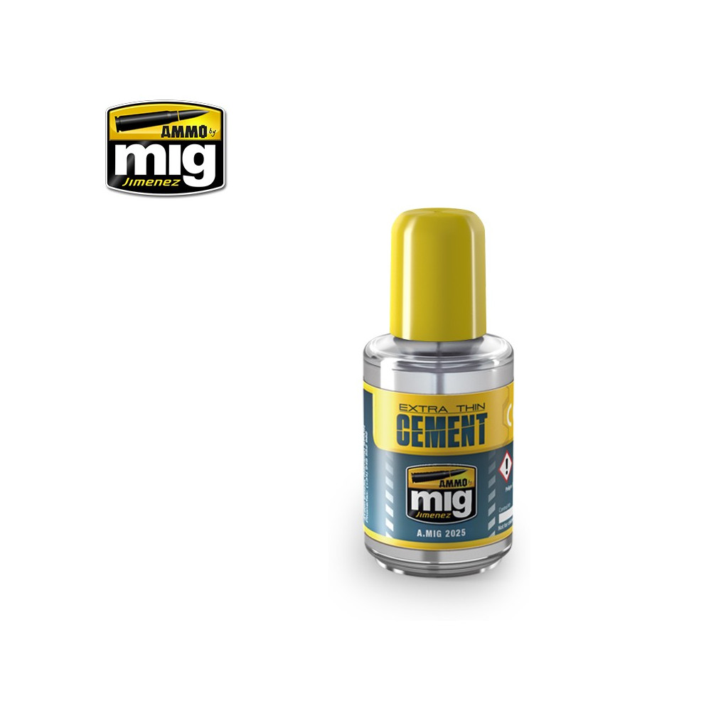 Colle Polyester Extra Fine Cement (30ml) Mig AMIG2025