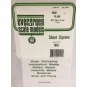 S1379040-Plaque blanche lisse 1.0x150x300mm Ref : 9040 - Evergreen - S1379040