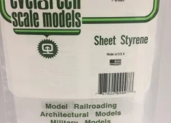 Transparent plate smooth 0.38x150x300mm Ref: 9007 - Evergreen - S13...