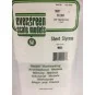 S1379007-Plaque transparente lisse 0.38x150x300mm Ref : 9007 - Evergreen - S1379007