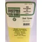 S1379904-Plaque Jaune transparent lisse 0.25x150x300mm Ref : 9904 - Evergreen - S1379904