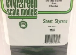 Black plate smooth 0.50x150x300mm Ref: 9513 - Evergreen - S1379513