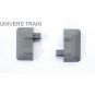 Roco Geoline 61180 Ballast End - Roco - Roco_61180 Roco_61180-Roco geoline 61180 Ballast end (x6) - Roco_61180