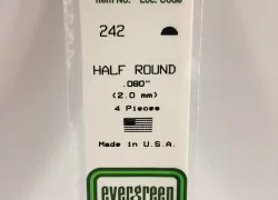 Half round 2.0x350mm Ref: 242 - Evergreen - S1370242