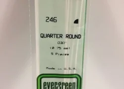Quarter round 0.75x350mm Ref: 246 - Evergreen - S1370246