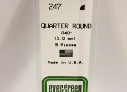 Quarter round 1.0x350mm Ref: 247 - Evergreen - S1370247