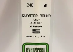 Quarter round 1.5x350mm Ref: 248 - Evergreen - S1370248