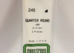 Quarter round 2.0x350mm Ref: 249 - Evergreen - S1370249
