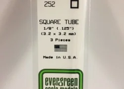 Square tube 3.2x350mm Ref: 252 - Evergreen - S1370252