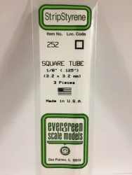 Tube carré 3.2x350mm Ref : 252 - Evergreen Evergreen S1370252 - 1