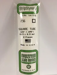 Tube carré 9.5x350mm Ref : 256 - Evergreen Evergreen S1370256 - 1