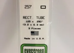 Tube rectangular 3.2x6.3x350mm Ref: 257 - Evergreen - S1370257