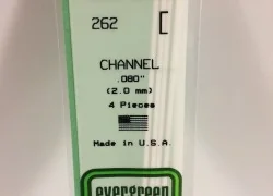 Profiled U 2.0x350mm Ref: 262 - Evergreen - S1370262