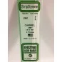 S1370262-U-profile 2.0x350mm Ref: 262 - Evergreen - S1370262