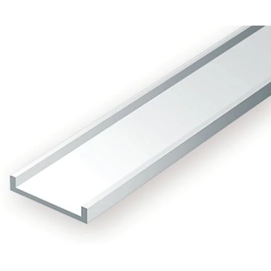 S1370263-Profilé U 2.5x350mm Ref : 263 - Evergreen - S1370263